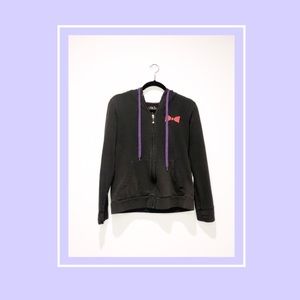 Black Kiki's Delivery Service Zip Up Hoodie